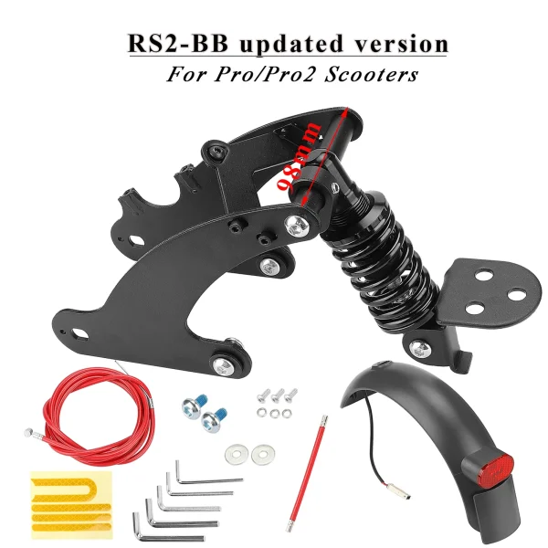 Scooter Rear Suspension for Xiaomi M365 Pro/Pro2 | Shock Absorber & Fork Accessories for Enhanced Comfort - Image 14