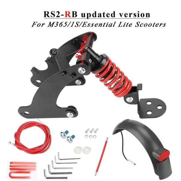 Scooter Rear Suspension for Xiaomi M365 Pro/Pro2 | Shock Absorber & Fork Accessories for Enhanced Comfort - Image 11