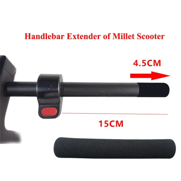 2PCS Handlebar Extender Bicycle Extension Bar Space Increase For Xiaomi M365 Pro Electric Scooter Durable Release Handlebar - Image 6