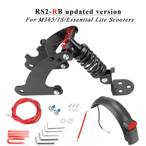 Scooter Rear Suspension for Xiaomi M365 Pro/Pro2 | Shock Absorber & Fork Accessories for Enhanced Comfort - Image 10