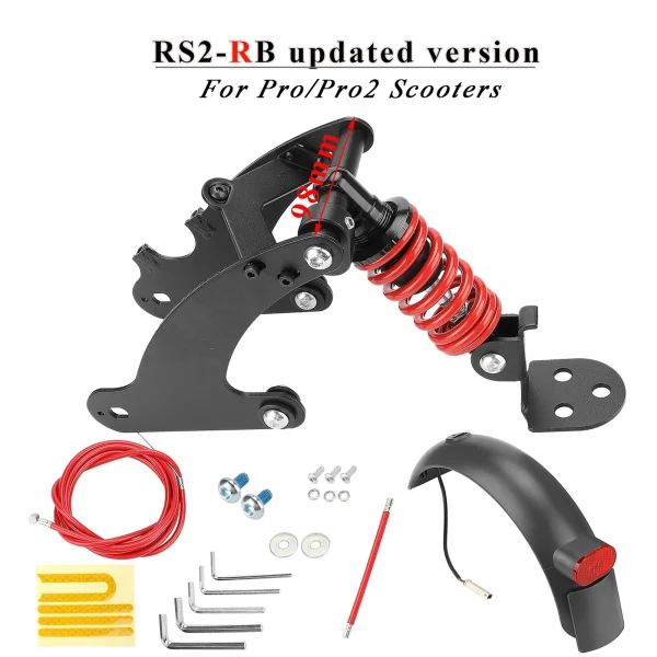 Scooter Rear Suspension for Xiaomi M365 Pro/Pro2 | Shock Absorber & Fork Accessories for Enhanced Comfort - Image 15