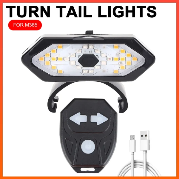 Modified Turn Signal Lamp for Xiaomi M365 1S pro Pro2 for MI3 Electric Scooter USB Rechargable Smart Wireless Light Accessories - Image 2