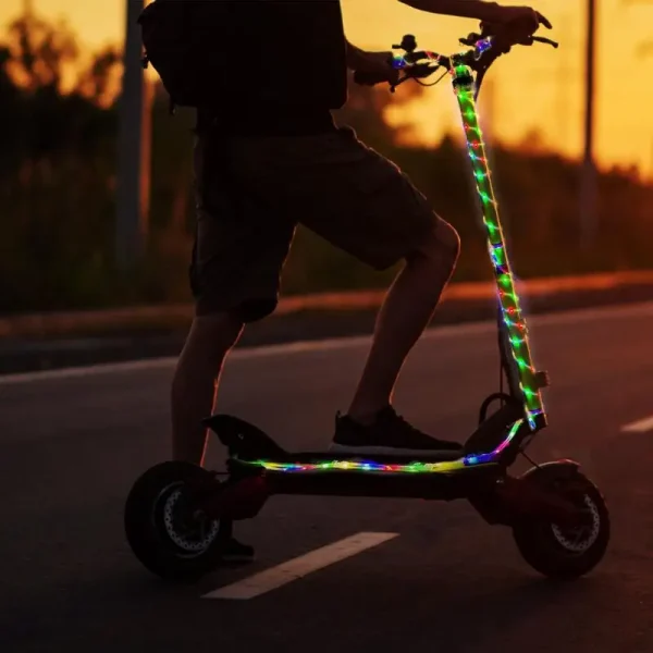 LED Scooter Lights Remote Control Scooter Light LED Skateboard Lights Cool Rgb Lighting Strip Safety Lights For Sports Equipment - Image 5