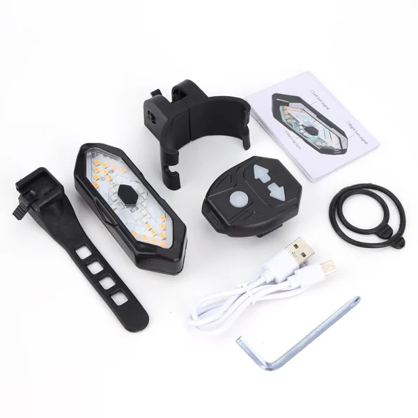 Modified Turn Signal Lamp for Xiaomi M365 1S pro Pro2 for MI3 Electric Scooter USB Rechargable Smart Wireless Light Accessories - Image 5