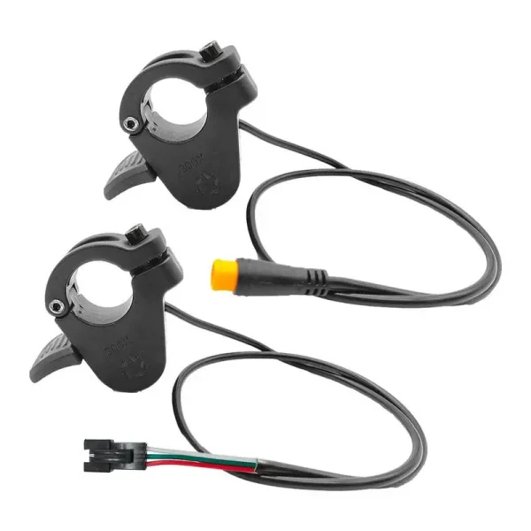 Electric Bike Throttle Scooter E-bike Electric Scooter Accelerator Controller M8 Connector Thumb Throttle Scooter Accessories