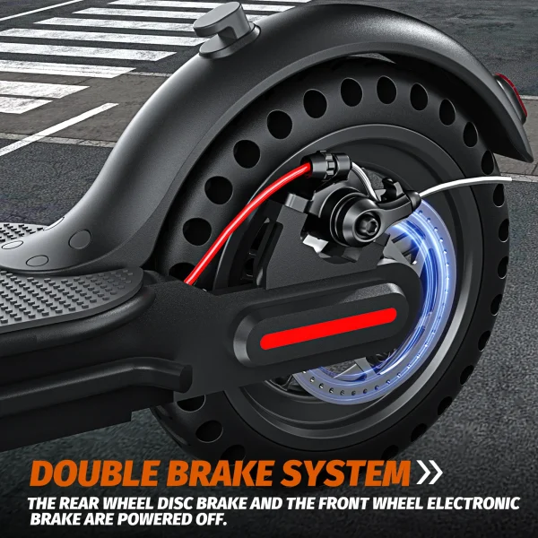 350W Foldable Electric Scooter | Dual Brake System, Explosion-Proof Tires, Lightweight E-Scooter for Adults & Teens - Image 5