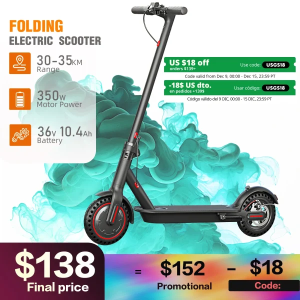 350W Foldable Electric Scooter