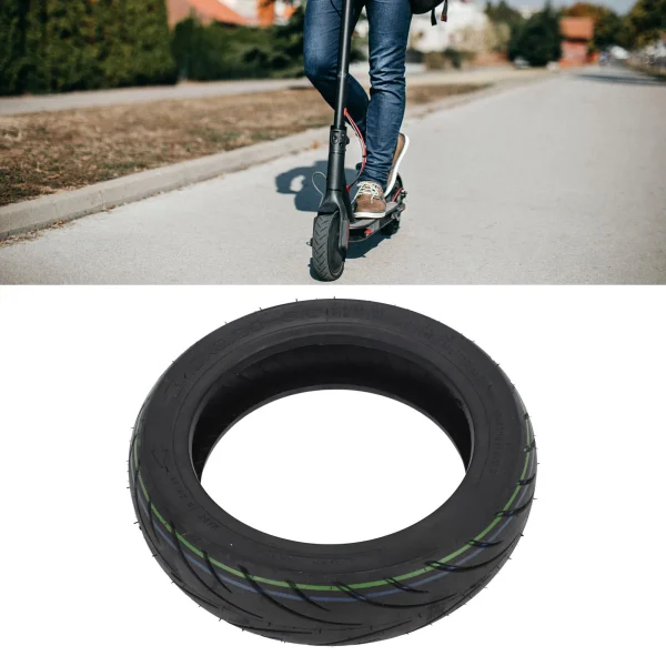 Electric Scooter Tubeless Tire Great Traction Wear Proof Electric Scooter Tire Explosion Proof Rubber 10 Inch for Modification - Image 2