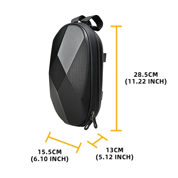 2-5L Universal Electric Scooter Front Bag Waterproof Rainproof Bike Bag Parts EVA Hard Shell Electric Scooter Hanging Bags - Image 15