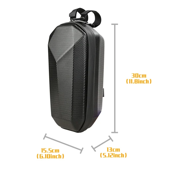 2-5L Universal Electric Scooter Front Bag Waterproof Rainproof Bike Bag Parts EVA Hard Shell Electric Scooter Hanging Bags - Image 10