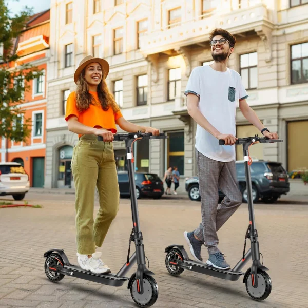 SUNNIGOO N7PRO Electric Scooter Adults 36V 10.4Ah Escooter Long Range 19 Miles Lightweight Kick Scooter US Stock Black With Gift - Image 6