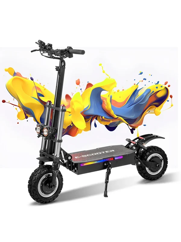 50MPH Electric Scooter for Adults | 6000W Dual Motor, Hydraulic Suspension, 440lbs Load - Image 7