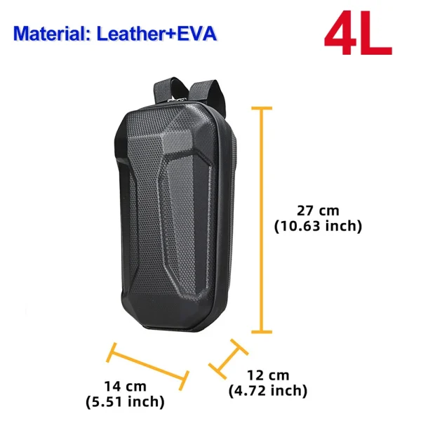 Waterproof Scooter Front Bag for Xiaomi M365 | 3L, 4L, 5L Universal Electric Scooter Storage Hanging Bag - Image 7