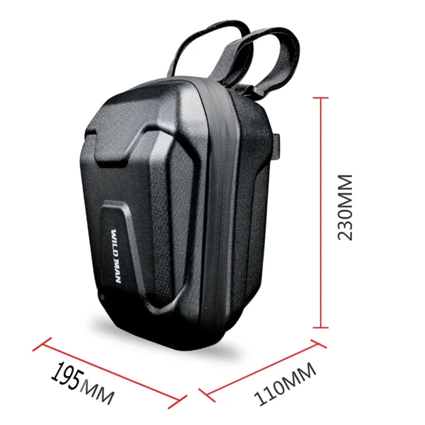 2-5L Universal Electric Scooter Front Bag Waterproof Rainproof Bike Bag Parts EVA Hard Shell Electric Scooter Hanging Bags - Image 6