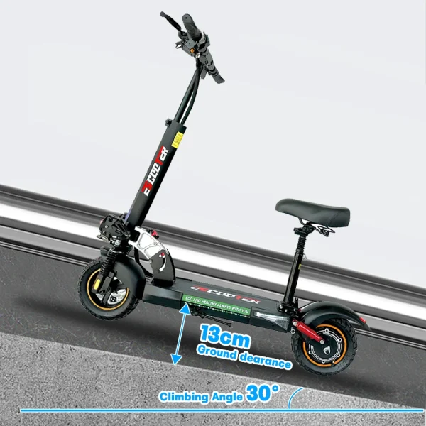 EU USA Warehouse Adult Electric Scooter 48v 13ah 16Ah Escooter Kick Scooter Lightweight Long Range 35-55km Scooters 800w - Image 3