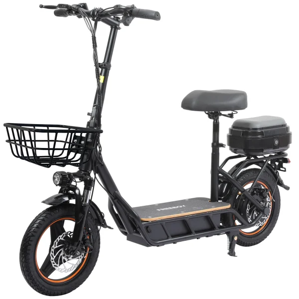 Electric Scooter with Seat for Adults, 750W Motor Power, 48V 18Ah Battery, Load 330Lbs, Commuter Scooter with Storage Box - Image 7