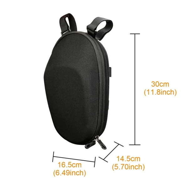 2-5L Universal Electric Scooter Front Bag Waterproof Rainproof Bike Bag Parts EVA Hard Shell Electric Scooter Hanging Bags - Image 11