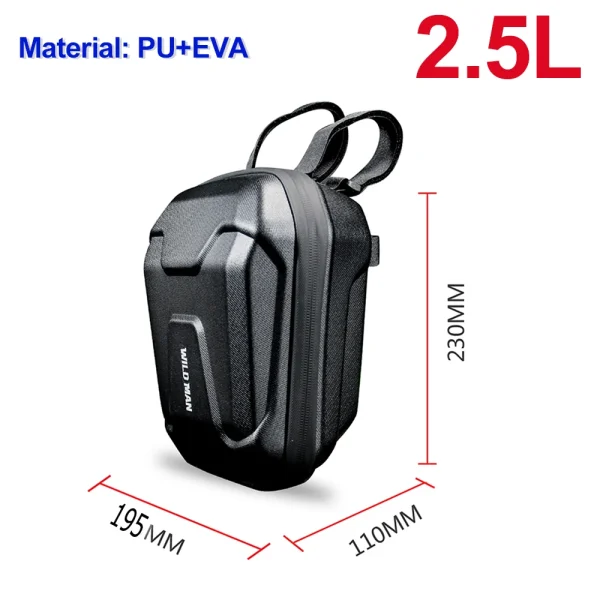 Waterproof Scooter Front Bag for Xiaomi M365 | 3L, 4L, 5L Universal Electric Scooter Storage Hanging Bag - Image 12