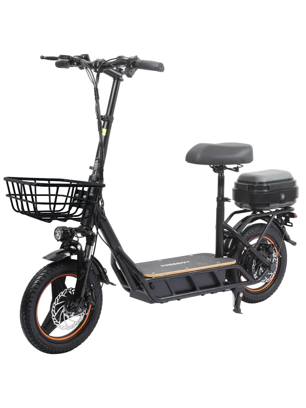 Electric Scooter with Seat for Adults | 750W Motor, 48V18Ah Battery, 330Lbs Load Capacity, Commuter Scooter with Storage Box - Image 6