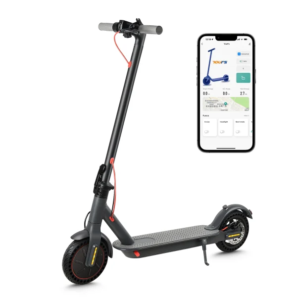 Mankeel 30KM Electric Scooter Adults 350W Foldable Electric Kick Scooter 8.5 Inch APP 10.4AH Folding E-scooter Dual Brake System